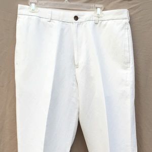 Brooks Brothers white linen men’s pants